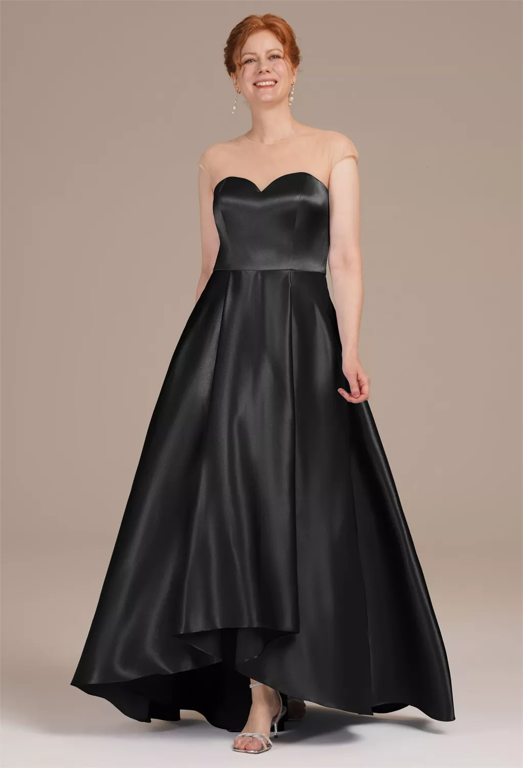 AW Theodosia Black Metallic  Mother of the Bride Dresses